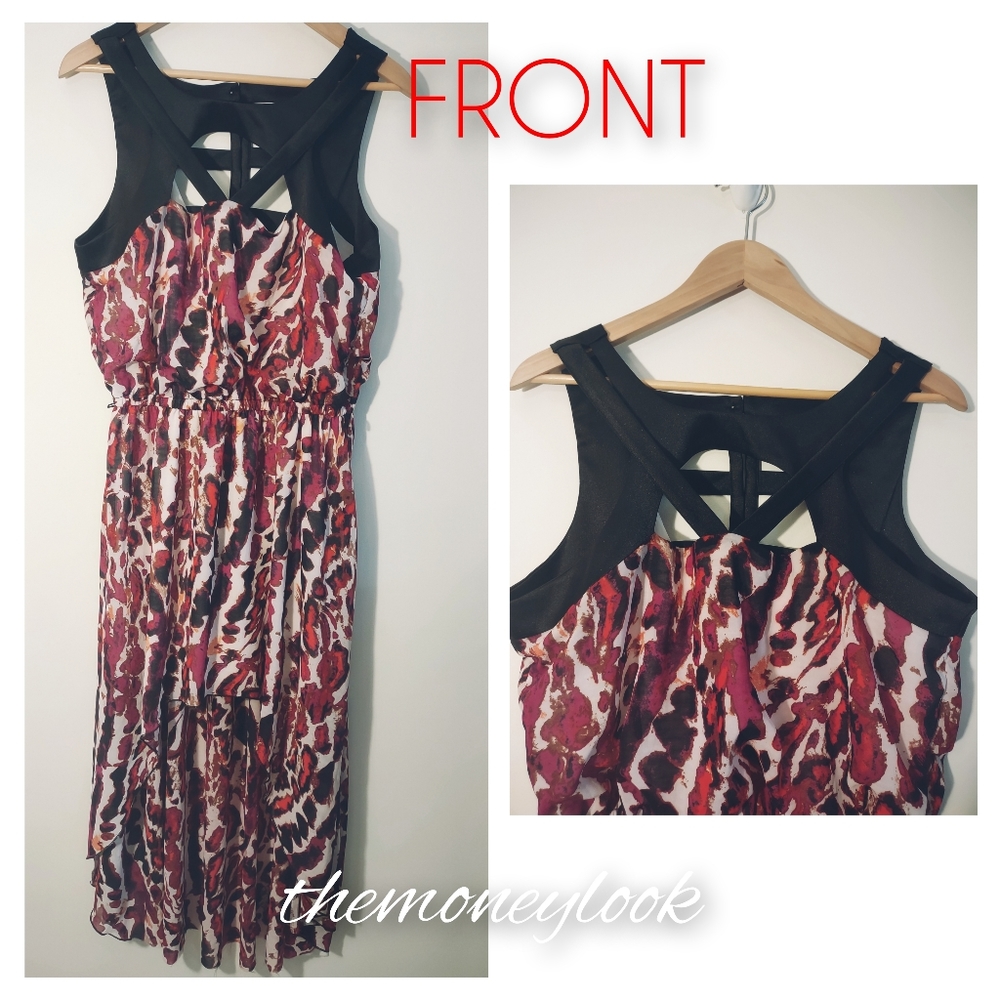 XOXO plus size high-low maxi dress